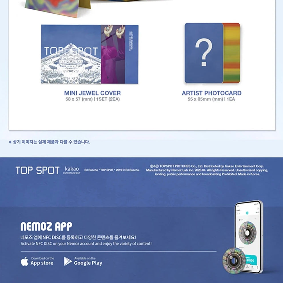 T.O.P - 1ST ALBUM [TOP SPOT - ANOTHER DIMENSION] (NEMO) (2 VERSIONS)