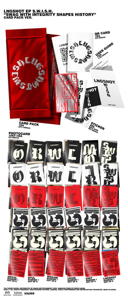 [PRE-ORDER] LNGSHOT - EP [S.W.I.S.H.] (CARD PACK VER.)