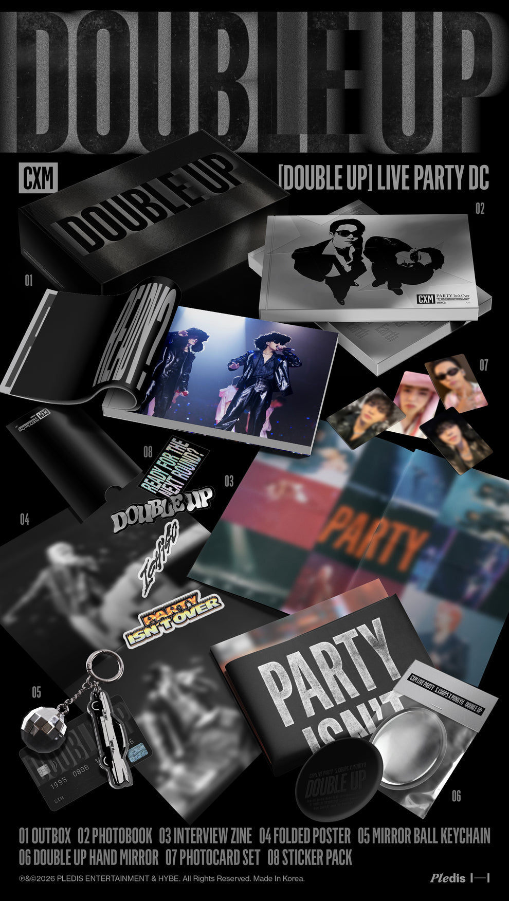 [PRE-ORDER] CXM (SEVENTEEN) - CXM [DOUBLE UP] LIVE PARTY DC