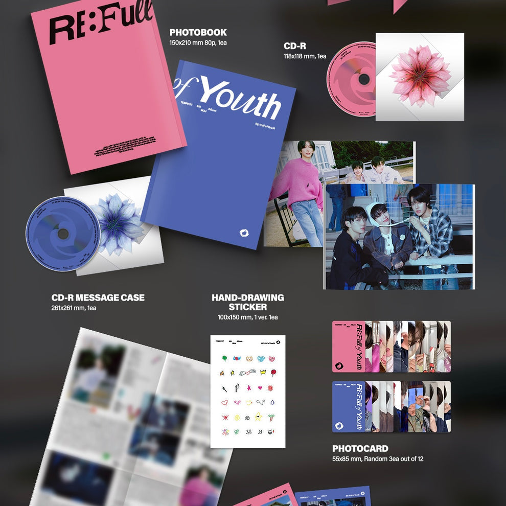 [PRE-ORDER] TEMPEST - 5TH MINI ALBUM [RE: FULL OF YOUTH]