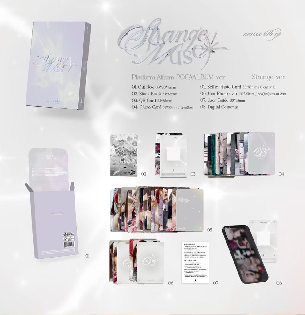 [PRE-ORDER] NMIXX - 6TH MINI ALBUM [STRANGE MUSE] (PLATFORM ALBUM POCAALBUM VER.) (2 VERSIONS) RANDOM