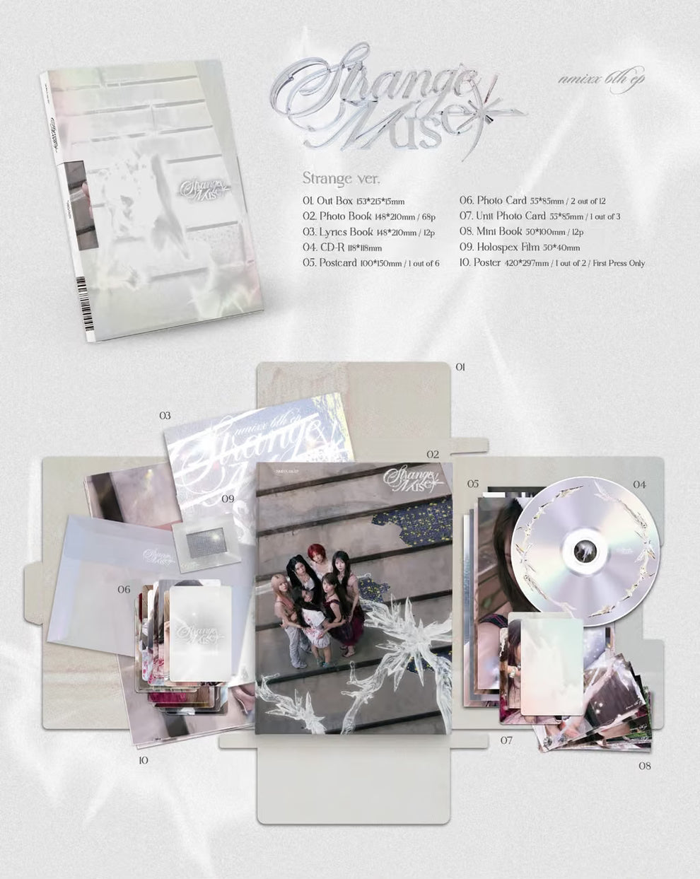 [PRE-ORDER] NMIXX - 6TH MINI ALBUM [STRANGE MUSE] (2 VERSIONS) RANDOM