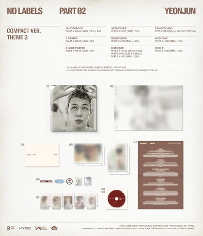 TXT YEONJUN - NO LABELS: PART 02 2ND MINI ALBUM COMPACT VER