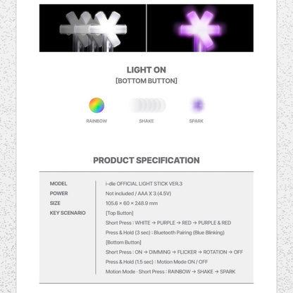 I-DLE - OFFICIAL LIGHT STICK VER.3
