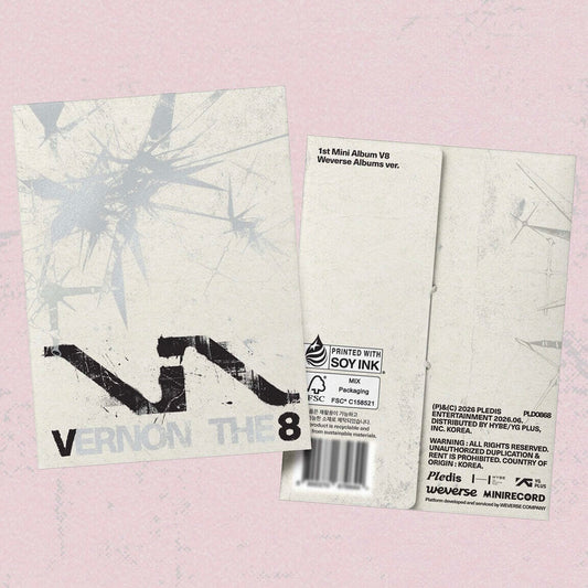 [PRE-ORDER] (WEVERSE POB) THE 8, VERNON - V8 1st Mini Album 'V8' WEVERSE ALBUM VER.