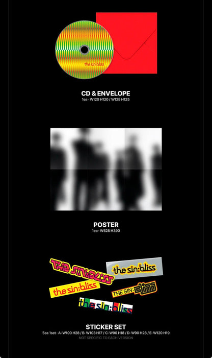 [PRE-ORDER] (WEVERSE POB) ENHYPEN - THE SIN: BLISS (4 VERSIONS) RANDOM