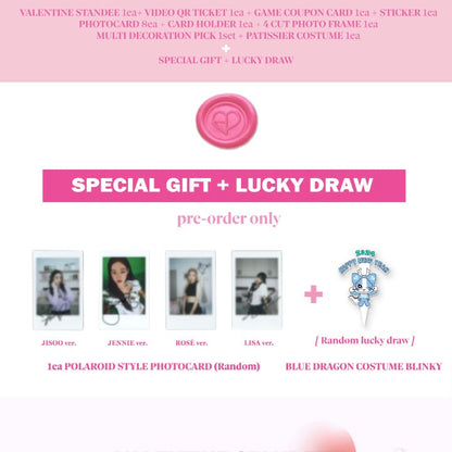[PRE-ORDER] [WEVERSE POB] BLACKPINK The Games Photocard Collection Loverly Valentine's Edition
