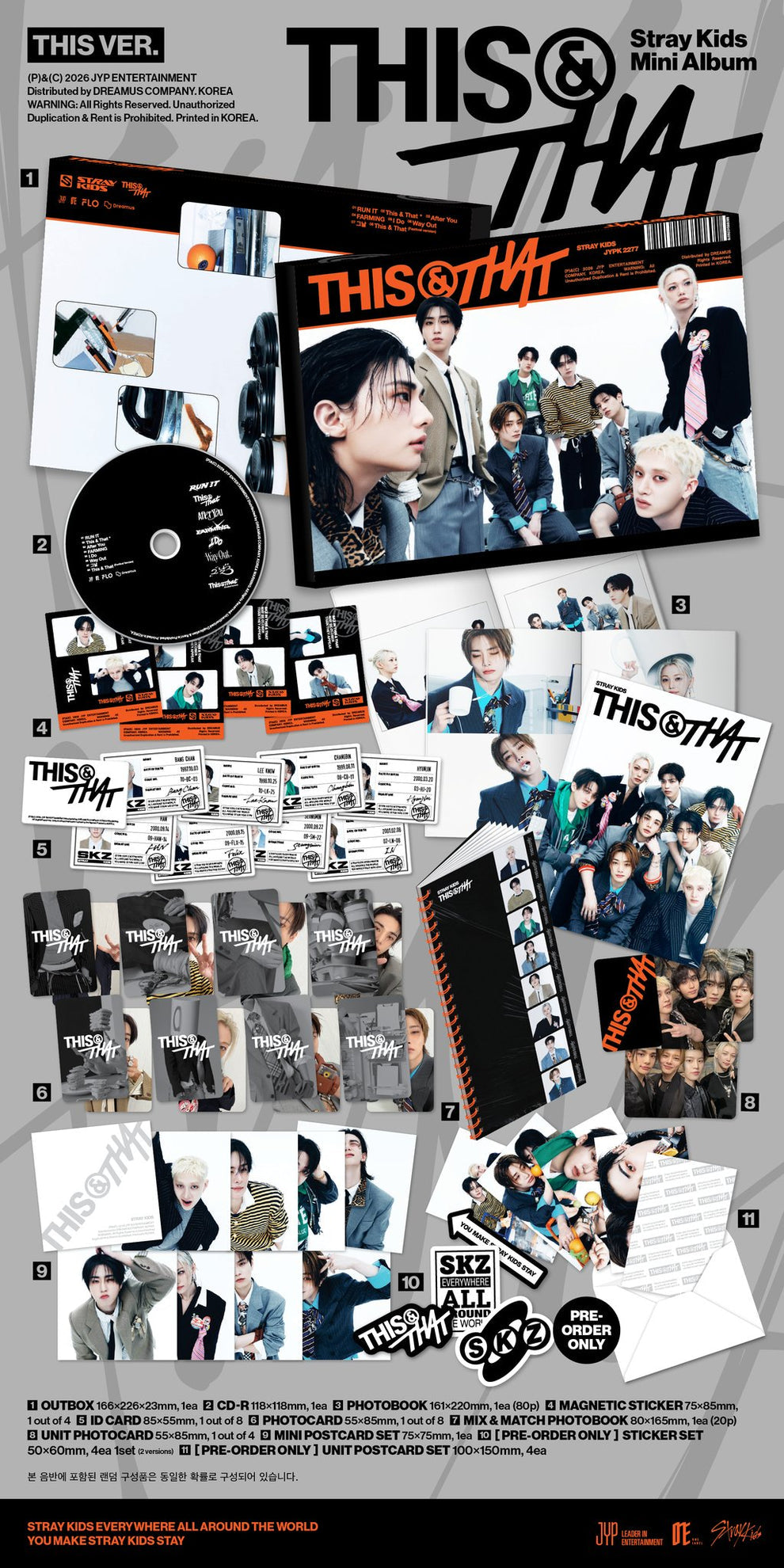 STRAY KIDS - THIS & THAT (2 VERSIONS)