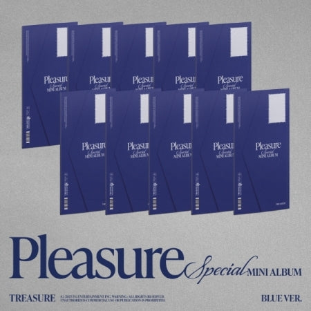 [PRE-ORDER] TREASURE - SPECIAL MINI ALBUM [PLEASURE] [BLUE VER.]