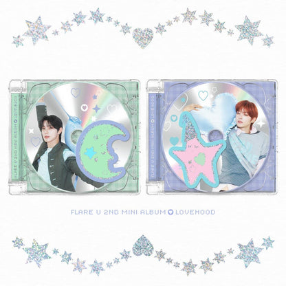 [PRE-ORDER] FLARE U - 2ND MINI ALBUM [LOVEHOOD] (JEWEL CASE VER.) (2 VERSIONS) RANDOM