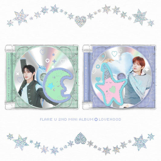 [PRE-ORDER] FLARE U - 2ND MINI ALBUM [LOVEHOOD] (JEWEL CASE VER.) (2 VERSIONS) RANDOM