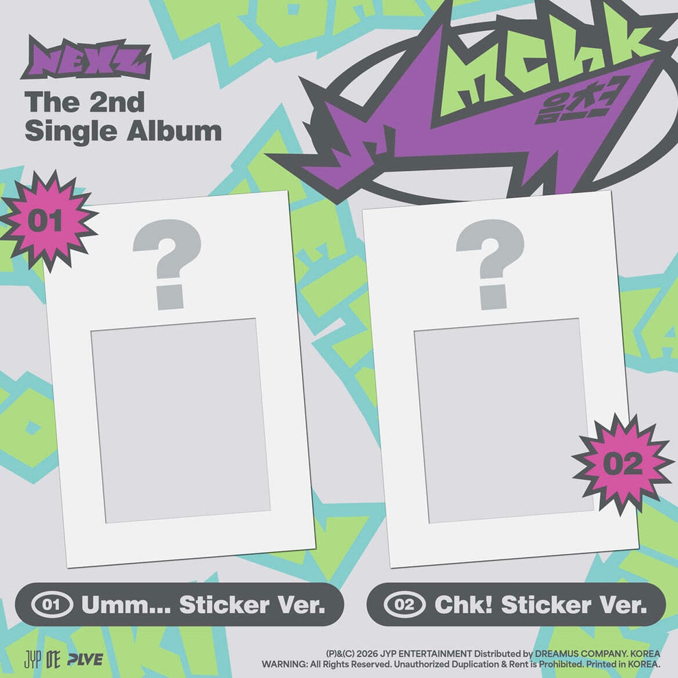 [PRE-ORDER] NEXZ - 2ND SINGLE ALBUM [MMCHK] (STICKER VER.) (2 VERSIONS) RANDOM