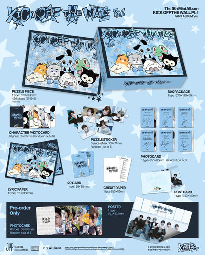 KICKFLIP - 5TH MINI ALBUM [KICK OFF THE WALL PT.1] FANS ALBUM VER.