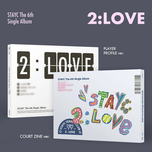 [PRE-ORDER] STAYC - 6TH SINGLE ALBUM : 2:LOVE (2 VERSIONS) RANDOM