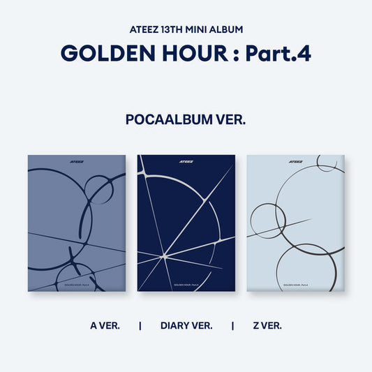 [PRE-ORDER] (TOKTOQ POB) ATEEZ - GOLDEN HOUR : PART.4 POCCALBUM SET