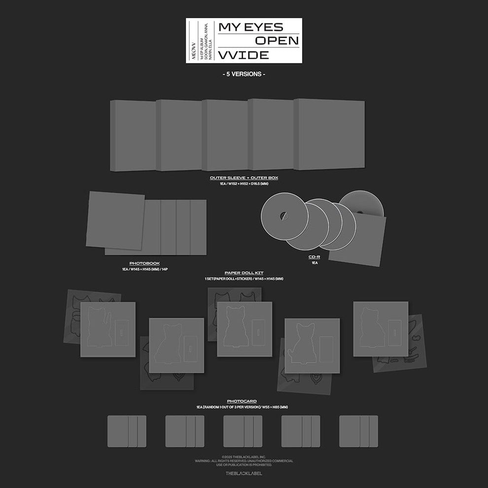 [PRE-ORDER] MEOVV - 1ST EP ALBUM [MY EYES OPEN VVIDE] (MEOVV VER.)