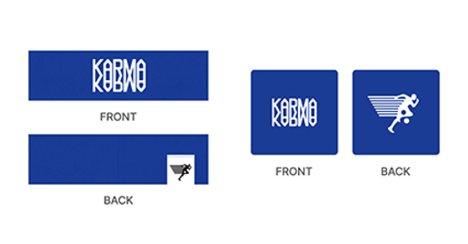[PRE-ORDER] STRAY KIDS - KARMA POP UP STORE OFFICIAL MD HEAD BAND & SWEAT BAND SET