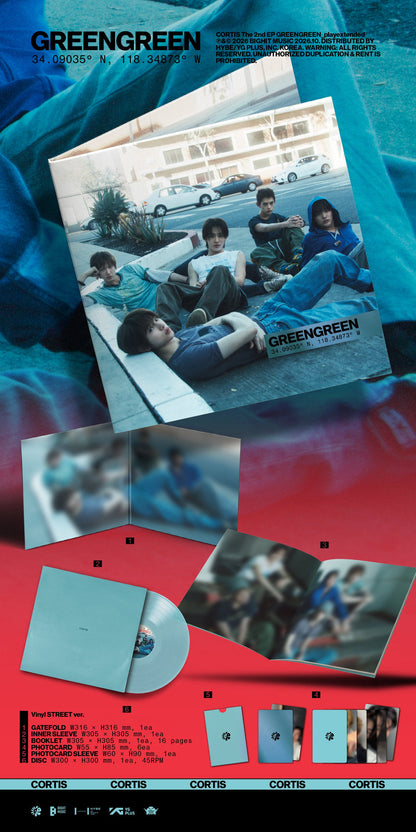 [PRE-ORDER] CORTIS THE 2ND EP [GREENGREEN_playextended] (VINYL VER.) (2 VERSIONS)