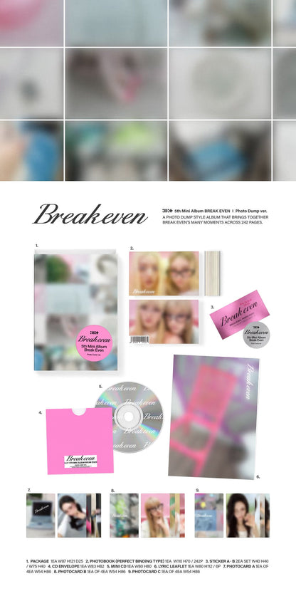 [PRE-ORDER] ILLIT - 5TH MINI ALBUM [BREAK EVEN] (PHOTO DUMP VER.)