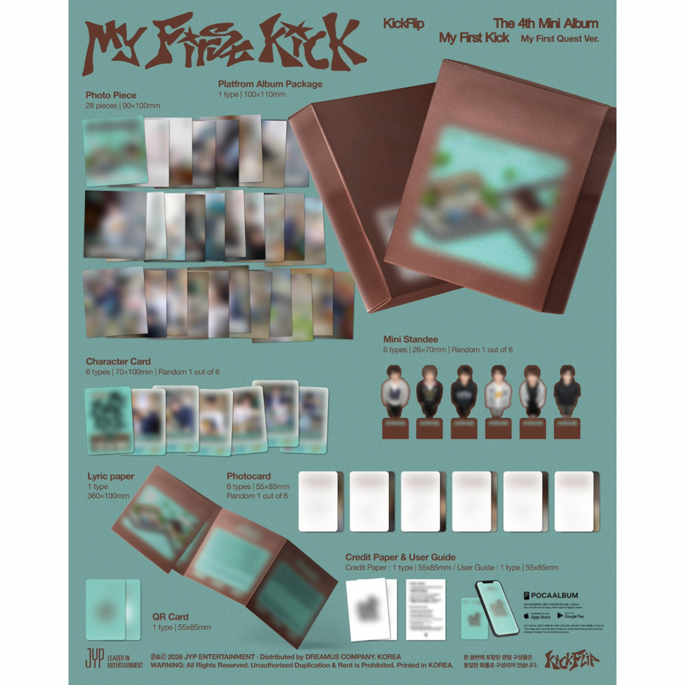 [PRE-ORDER] KICKFLIP - MY FIRST KICK (MY FIRST QUEST VER.)