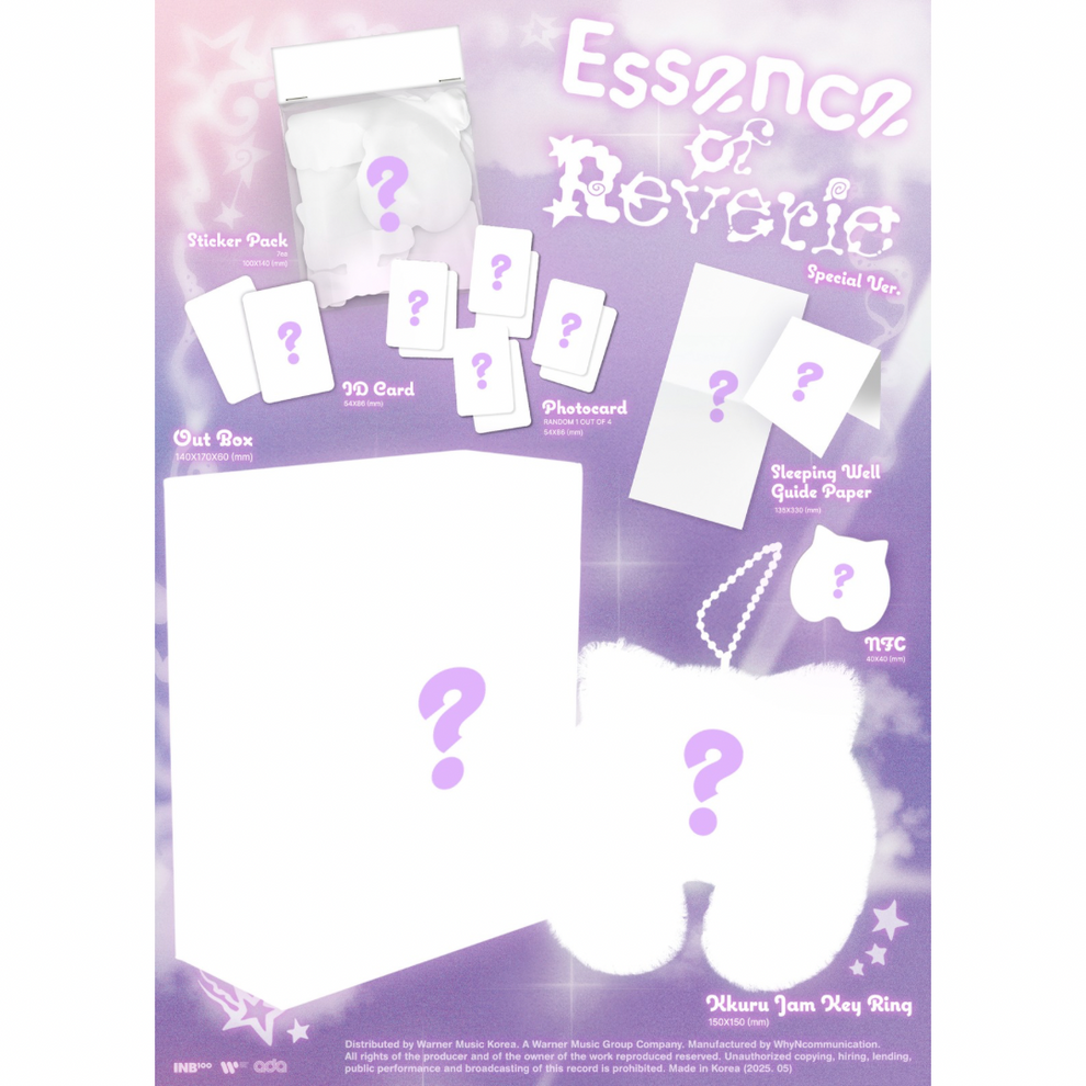 [PRE-ORDER] BAEKHYUN - 5TH MINI ALBUM [ESSENCE OF REVERIE] [SPECIAL EDITION] (KKURU JAM)