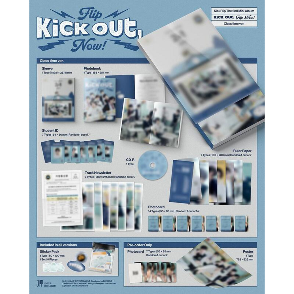 [PRE-ORDER] KICKFLIP - 2ND MINI ALBUM [KICK OUT, FLIP NOW!]