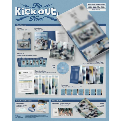 [PRE-ORDER] KICKFLIP - 2ND MINI ALBUM [KICK OUT, FLIP NOW!]