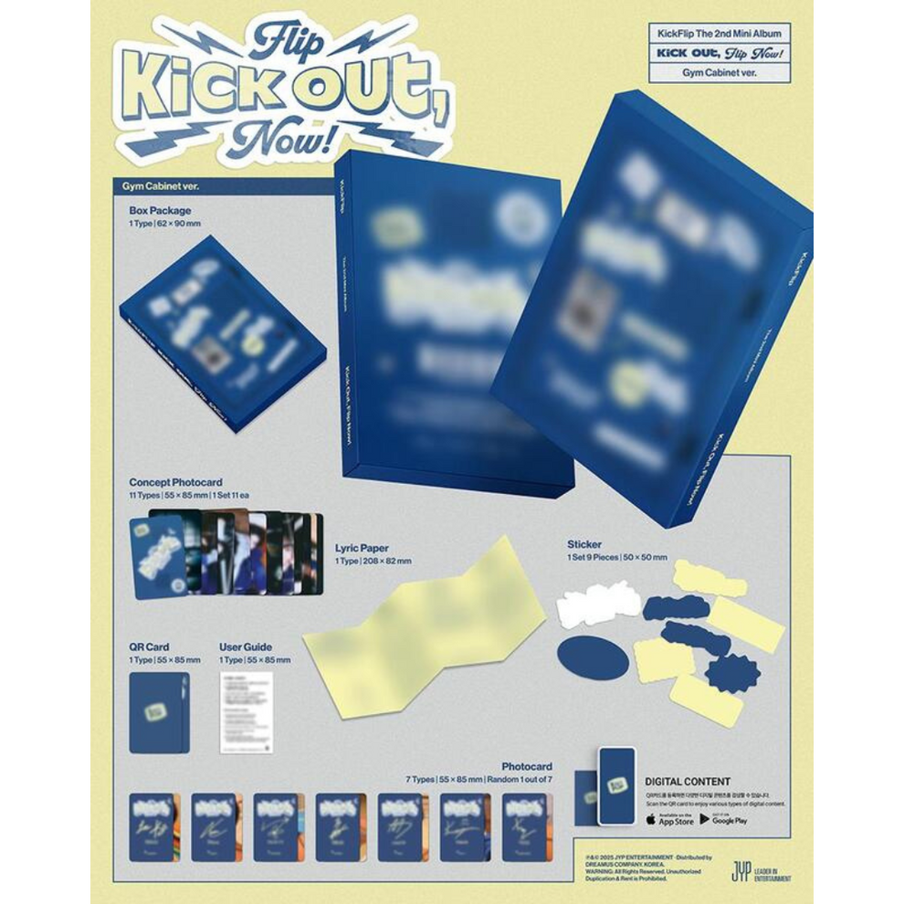[PRE-ORDER] KICKFLIP - 2ND MINI ALBUM [KICK OUT, FLIP NOW!]