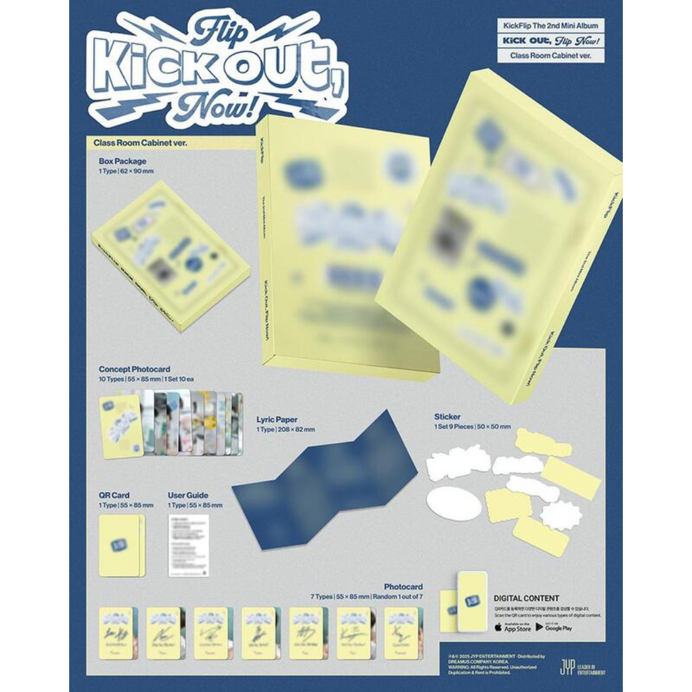 [PRE-ORDER] KICKFLIP - 2ND MINI ALBUM [KICK OUT, FLIP NOW!]