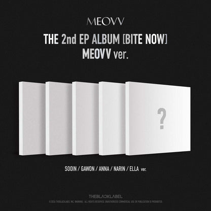 MEOVV - THE 2ND EP ALBUM [BITE NOW] (MEOVV VER.) (5 VERSIONS) RANDOM