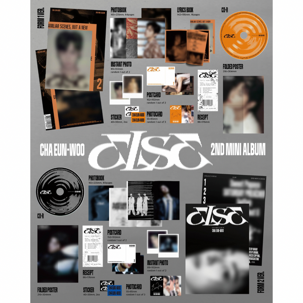 [PRE-ORDER] CHA EUN WOO - 2ND MINI ALBUM [ELSE]