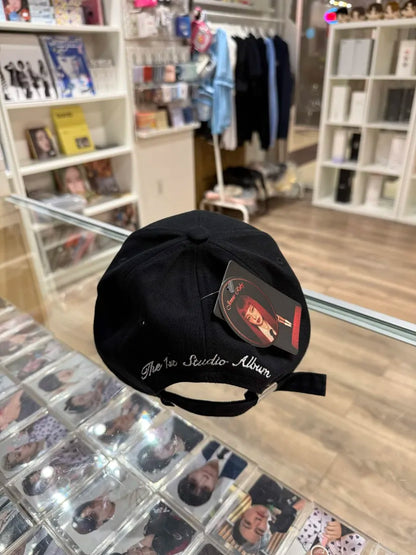 JENNIE X MINISO BASEBALL HAT BLACK