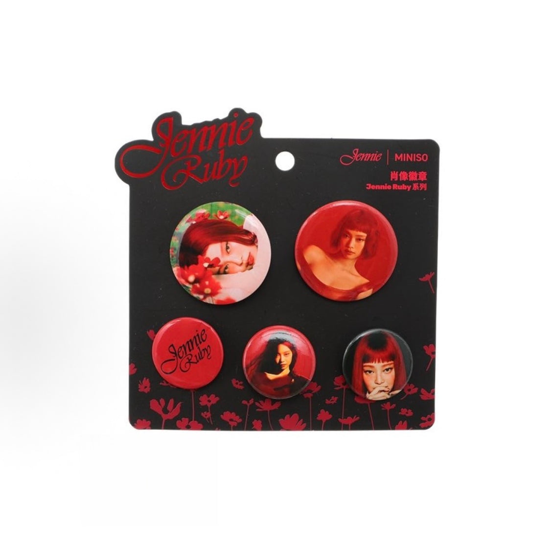 Jennie x miniso pins Set