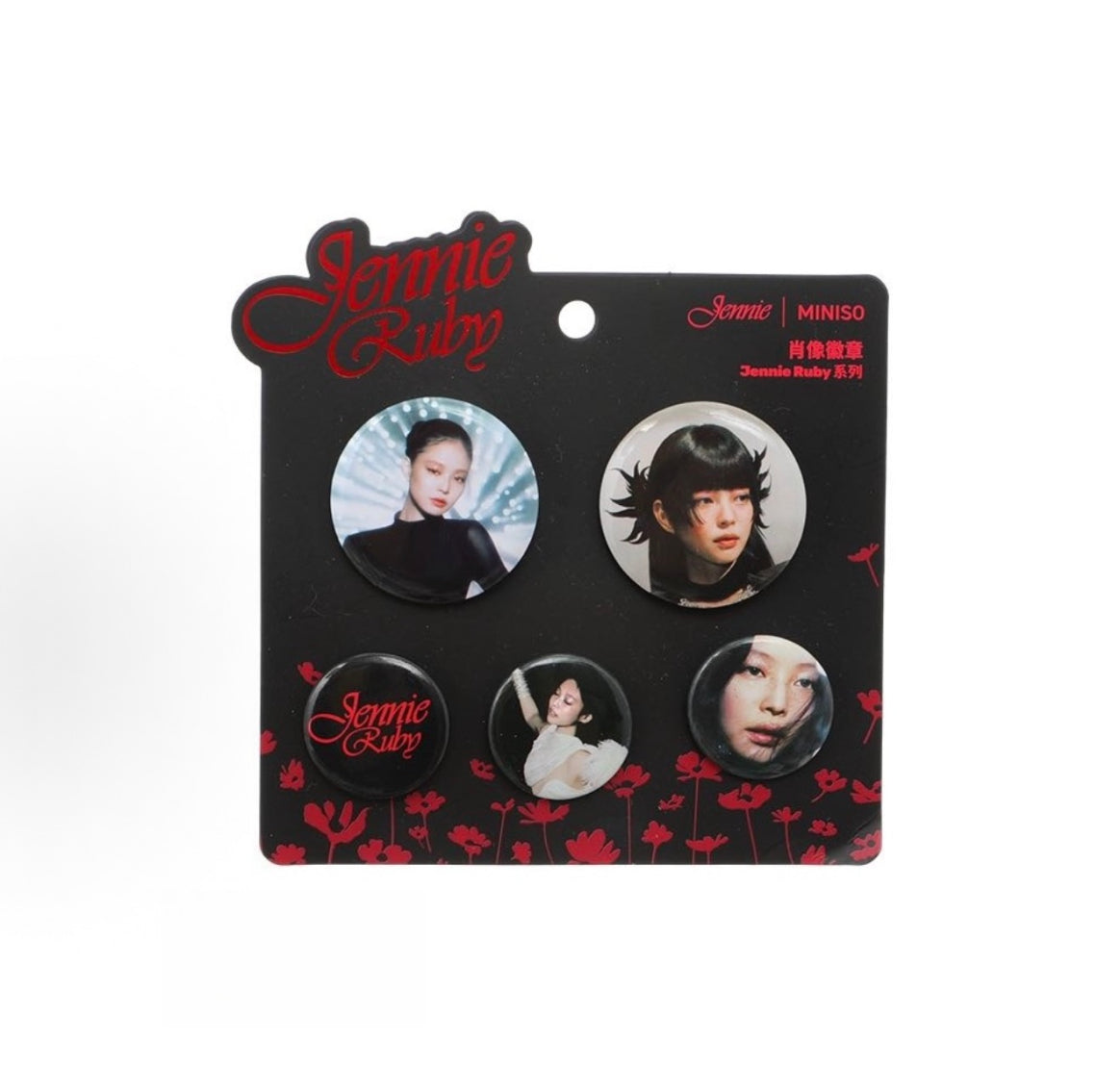 Jennie x miniso pins Set