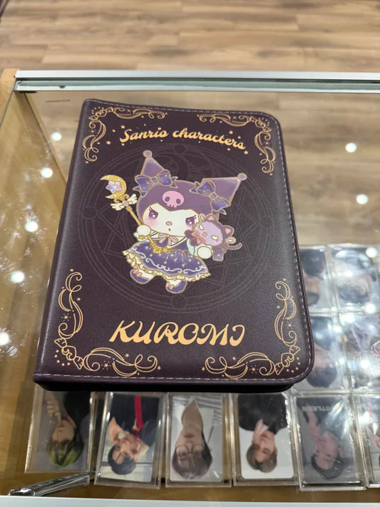 Saniro 4 pocket ziper binder (20 pages included holds 160 cards)