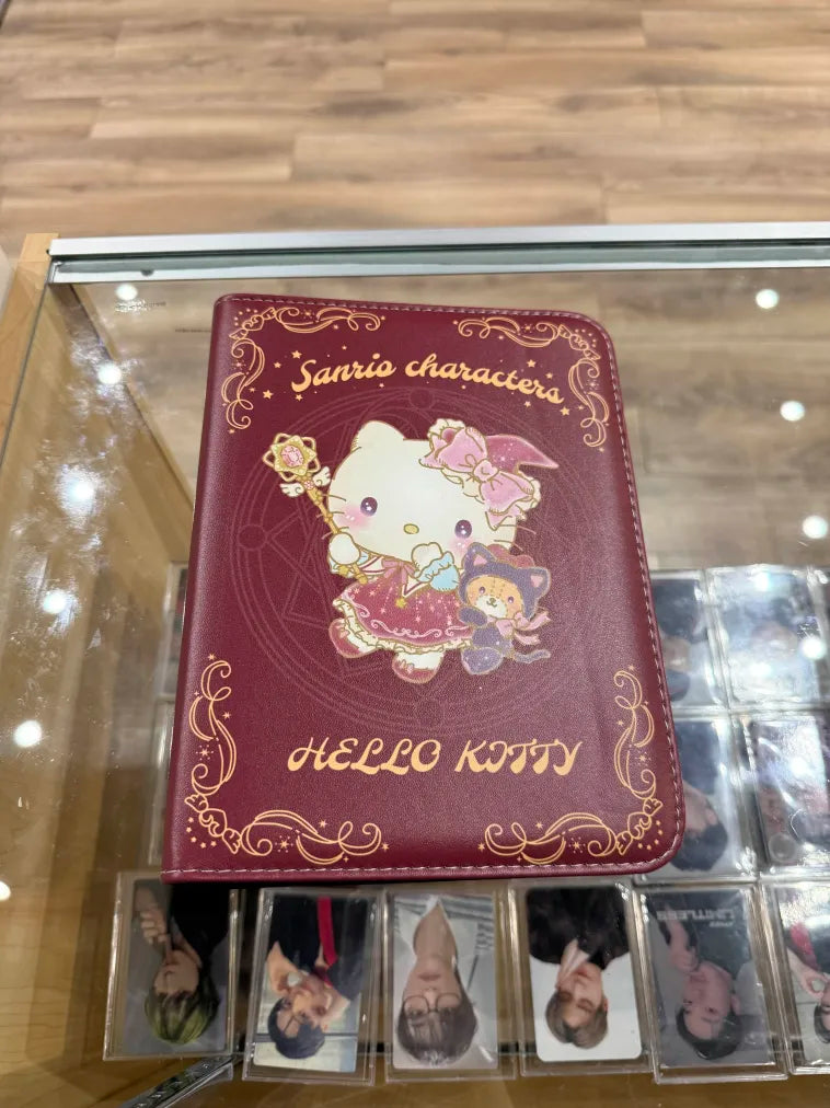 Saniro 4 pocket ziper binder (20 pages included holds 160 cards)