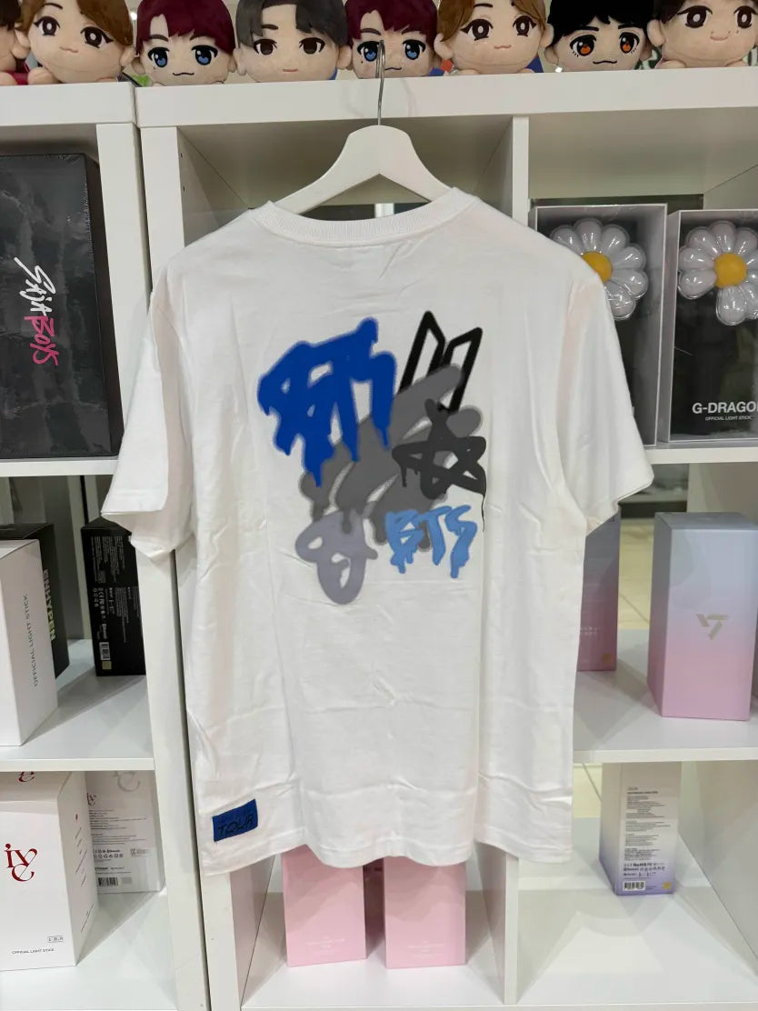 BTS 2023 world tour map of soul tee shirt