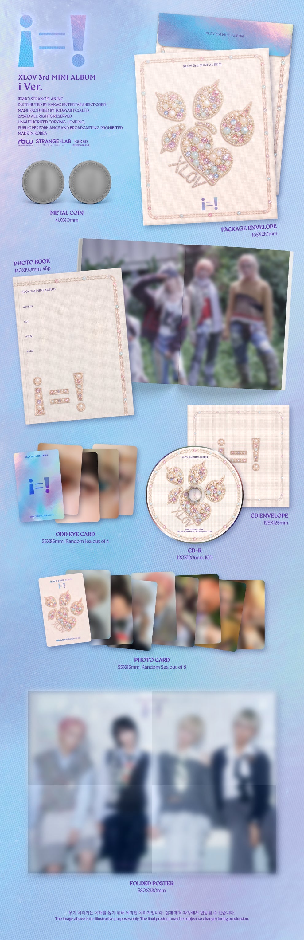 [PRE-ORDER] XLOV - THE 3RD EP [I=!] (2 VERSIONS) RANDOM