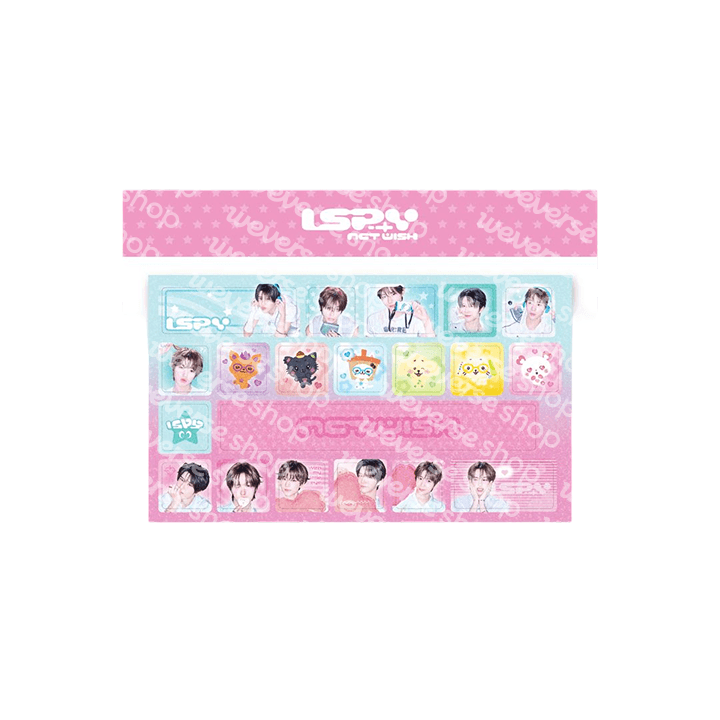 [PRE-ORDER] NCT WISH - I SPY POP UP OFFICIAL MD KEYBOARD STICKER