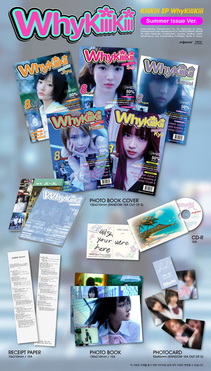 KIlIKIll - EP [WHYKIIIKIll] SUMMER ISSUE VER. (5 VERSIONS)