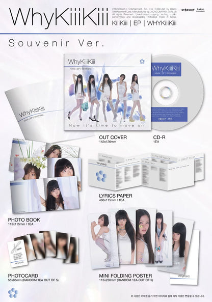 KIIIKIII - EP [WHYKIIIKIII] SOUVENIR VER. (DIGIPACK)