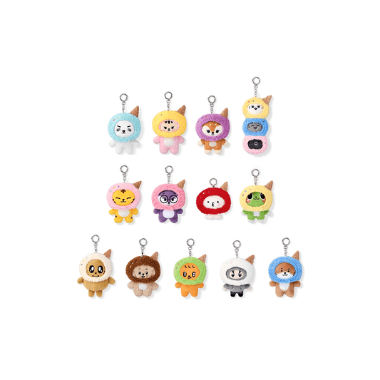 [PRE-ORDER] SEVENTEEN - ICE CREAM WITH MINITEEN CHARACTER POP UP OFFICIAL MD PLUSH KEYRING