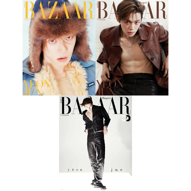 [PRE-ORDER] HARPER’S BAZAAR 2026.Oct Cover : (TXT) YEONJUN