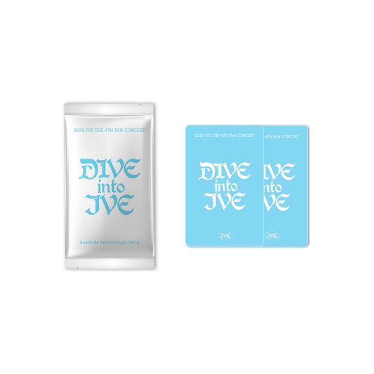 [PRE-ORDER] IVE - DIVE INTO IVE 4TH FAN CONCERT OFFICIAL MD RANDOM PHOTOCARD PACK