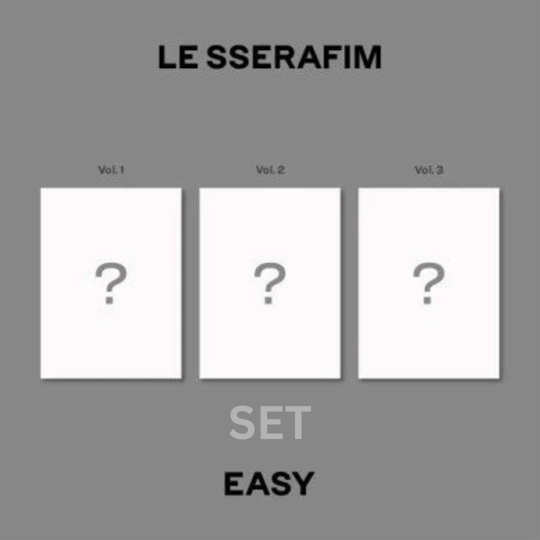 [PRE-ORDER] LE SSERAFIM EASY (3rd Mini Album) (SET)