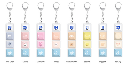[PRE-ORDER] STRAY KIDS - KARMA POP UP STORE OFFICIAL MD SKZOO KEYCAP KEYRING
