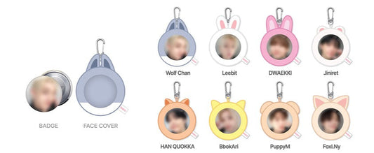 [PRE-ORDER] STRAY KIDS - DO IT POP UP STORE OFFICIAL MD SOFT FACE BADGE & SKZOO COVER SET