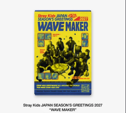 [PRE-ORDER] Stray Kids JAPAN SEASON’S GREETINGS 2027 “WAVE MAKER” [Standard Edition]