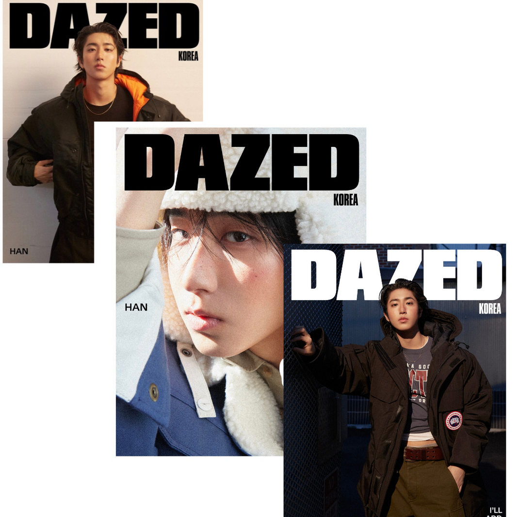 [PRE-ORDER] DAZED 2026.WINTER EDITION (COVER: STRAY KIDS HAN) (3 VERSIONS)