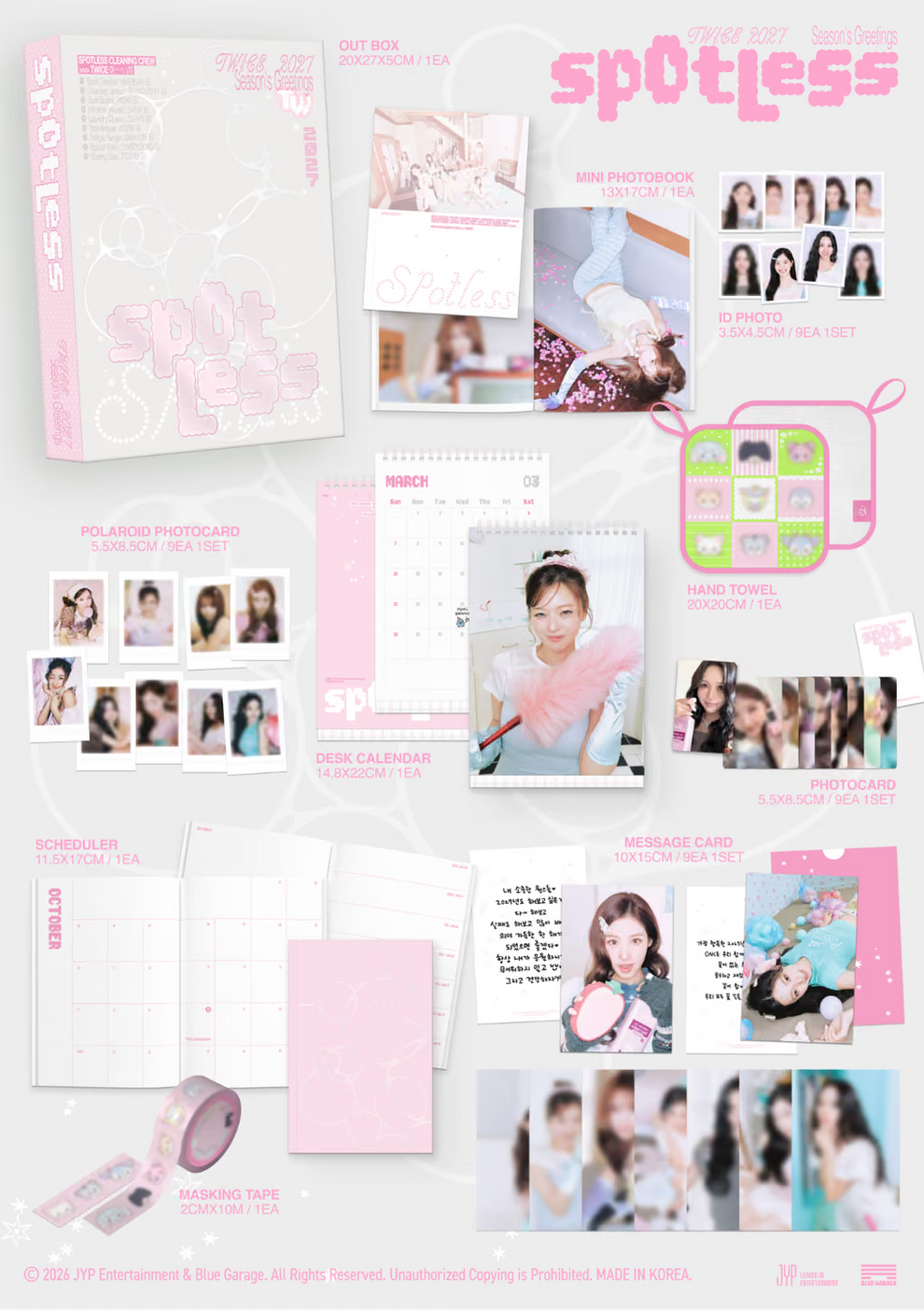 [PRE-ORDER] (FANS POB) TWICE 2027 SEASON'S GREETINGS [SPOTLESS]